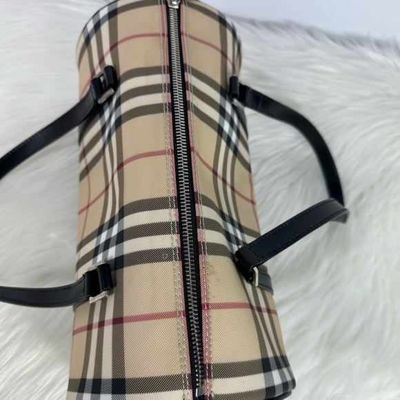 Burberry Novacheck Barrel Shoulder Bag - Picture 8 of 15